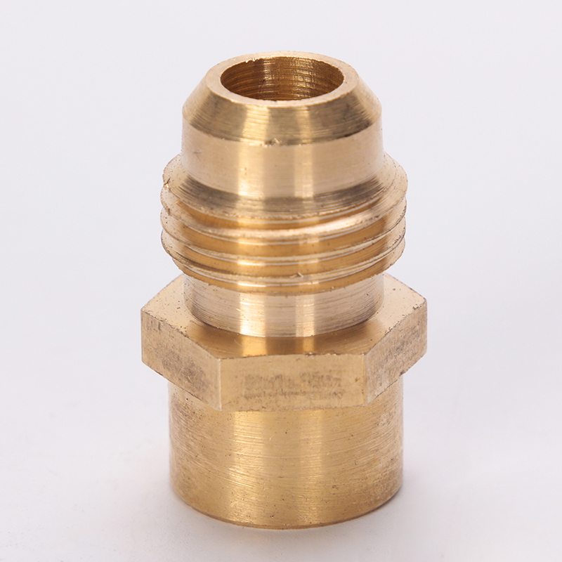 Brass Gas Fitting-FEMALE ADAPTER 45° FLARE TO FPT