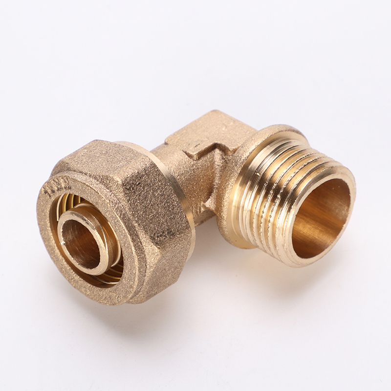 Brass Pex Compression Fitting-Elbow Male